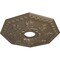 Ekena Millwork Nottingham Ceiling Medallion (Fits Canopies up to 4 5/8"), 18"OD x 3 1/2"ID x 1 1/2"P, Warm Silver CM18NTWSS - alternate 3